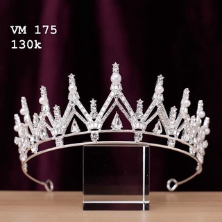 Vương miện cô dâu phụ kiện cưới vương miện đính đá