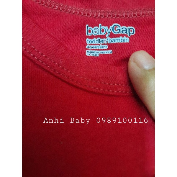 Áo cộc tay Baby Gap xuất dư Made in Viet Nam