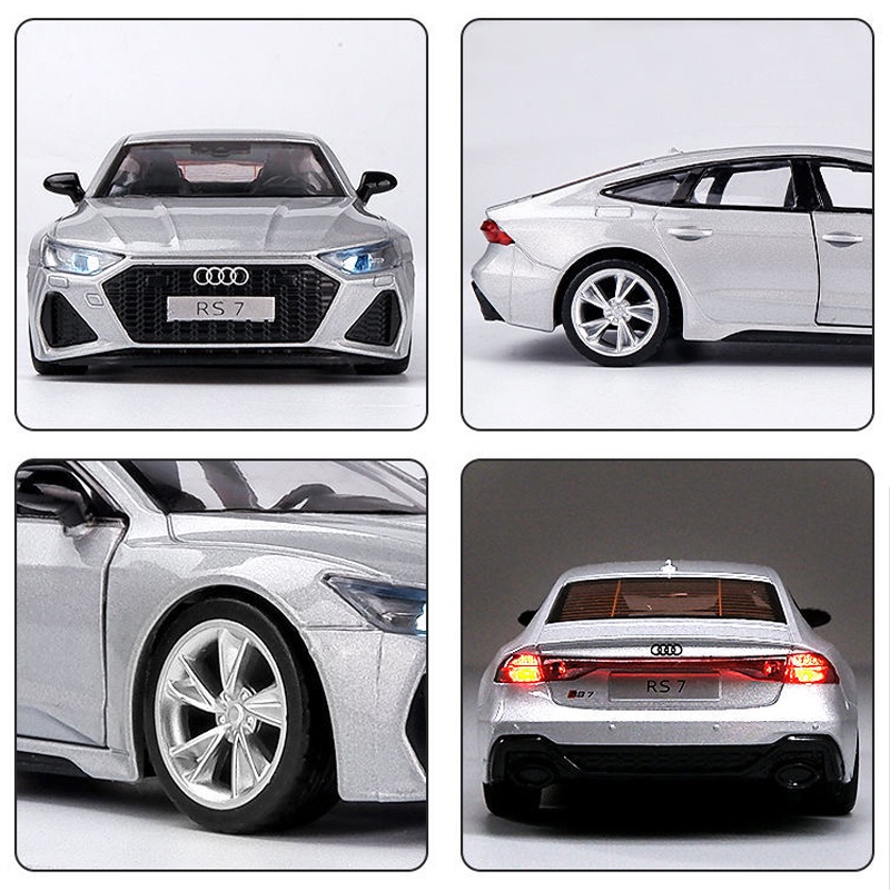 Mô Hình Xe Hơi Audi RS7 Bằng Hợp Kim Tỉ Lệ 1: 35 Có Đèn Và Nhạc Độc Đáo Sống Động