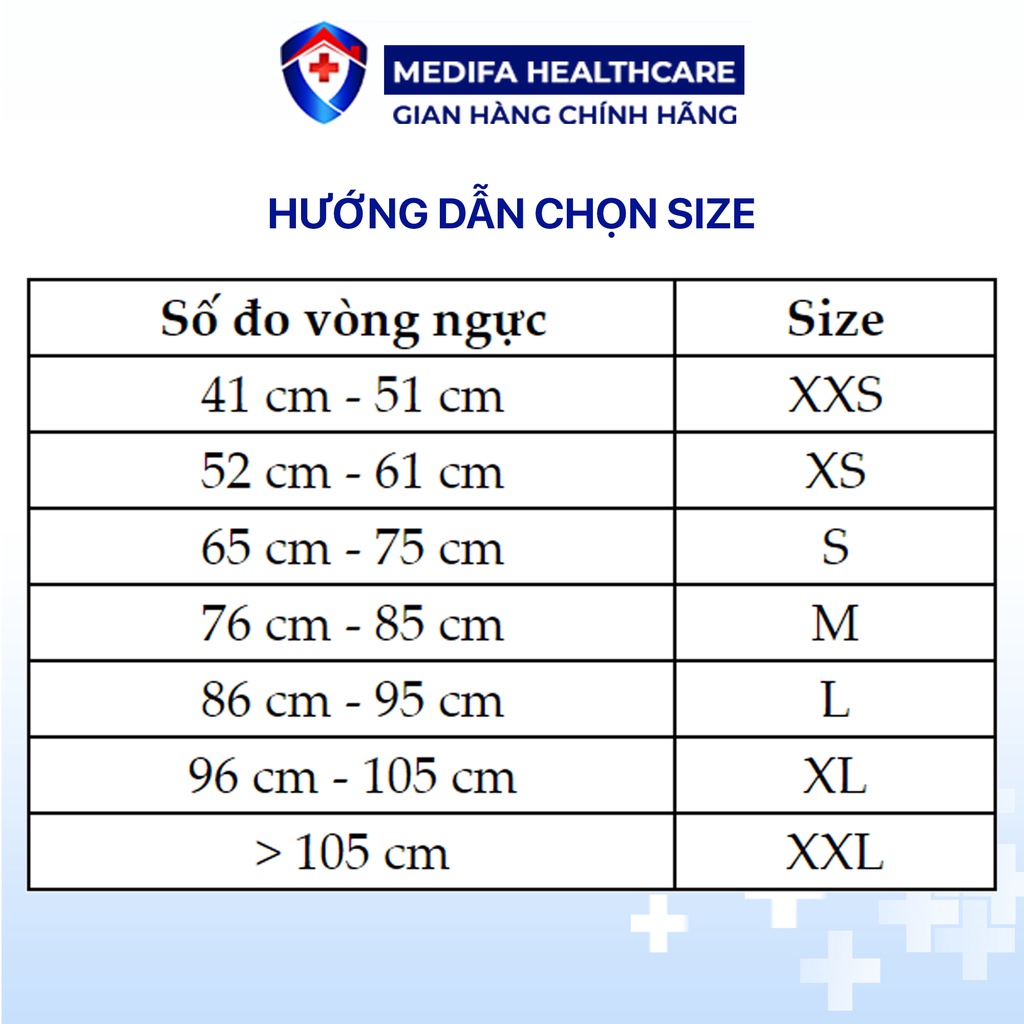Đai chống gù lưng ORBE số 8 H1 cố định xương lưng vai, chấn thương xương đòn, trật khớp - Hàng Việt Nam chất lượng cao