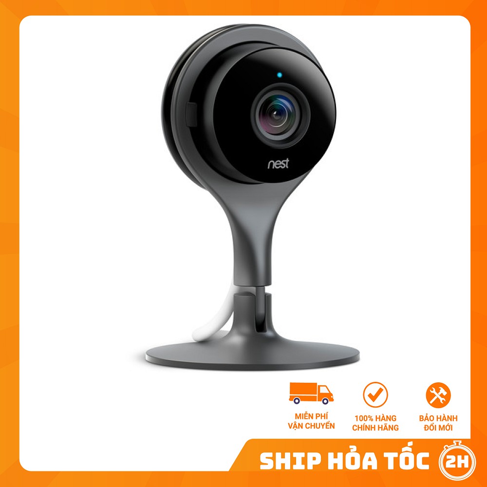 Google Nest Cam Indoor, chất lượng Full HD 1080p, hỗ trợ Google Home, Alexa