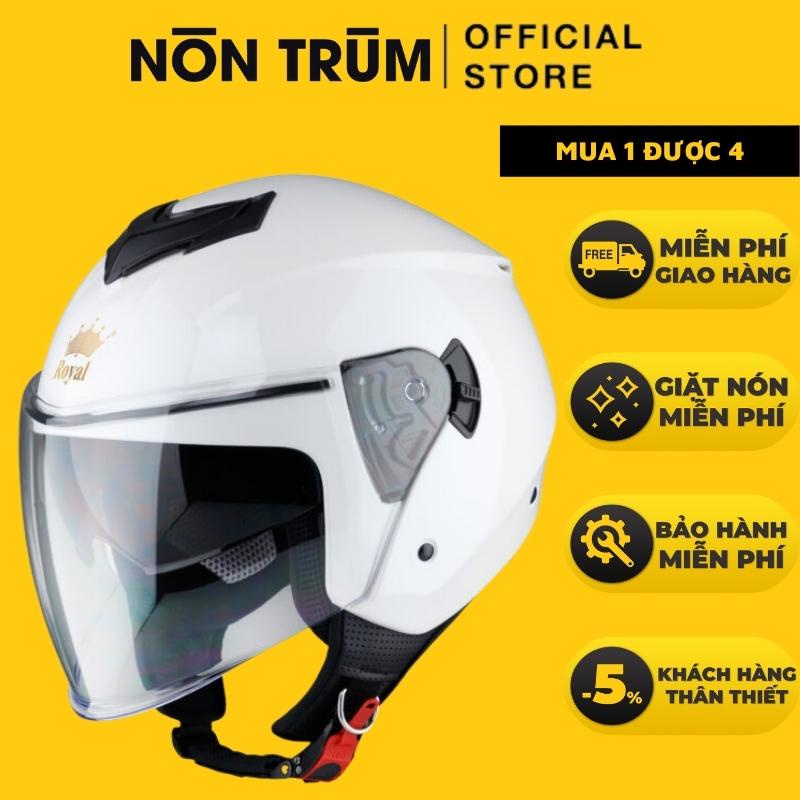 Nón bảo hiểm 3/4 Royal M789 ( Roc 07 ) 2 kính chính hãng phân phối tại hệ thống Nón Trùm