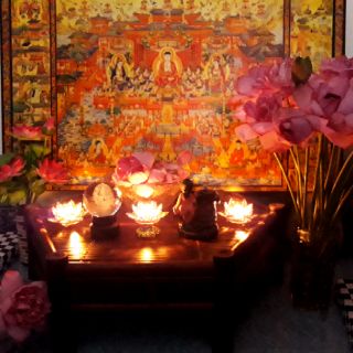 Chân nến pha lê