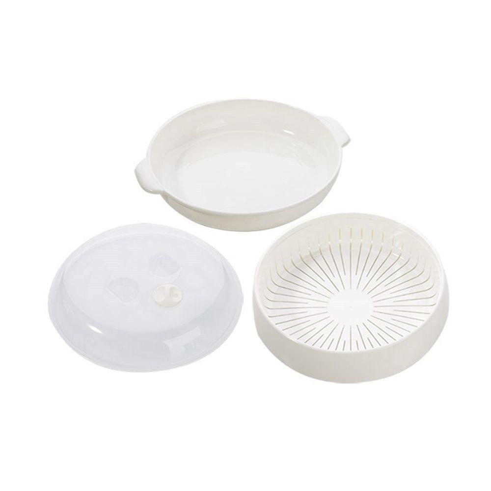 Nồi Hấp 1 / 2 Tầng Bằng PP Thân Thiện Với Môi Trường Dùng Cho Lò Vi Sóng