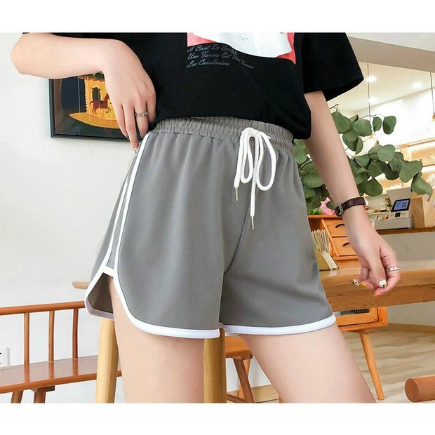 Quần đùi nữ mặc nhà chất cotton thoáng mát cạp chun, Quần Đùi Ngủ Nữ Freesize | BigBuy360 - bigbuy360.vn