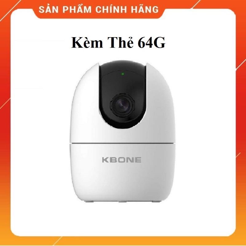 Camera Xoay Trong Nhà Kbone KN-H21PW 2.0 MP Giam Sát Gia Đình Đàm Thoại Loa 2 Chiều - Hàng Chính Hãng