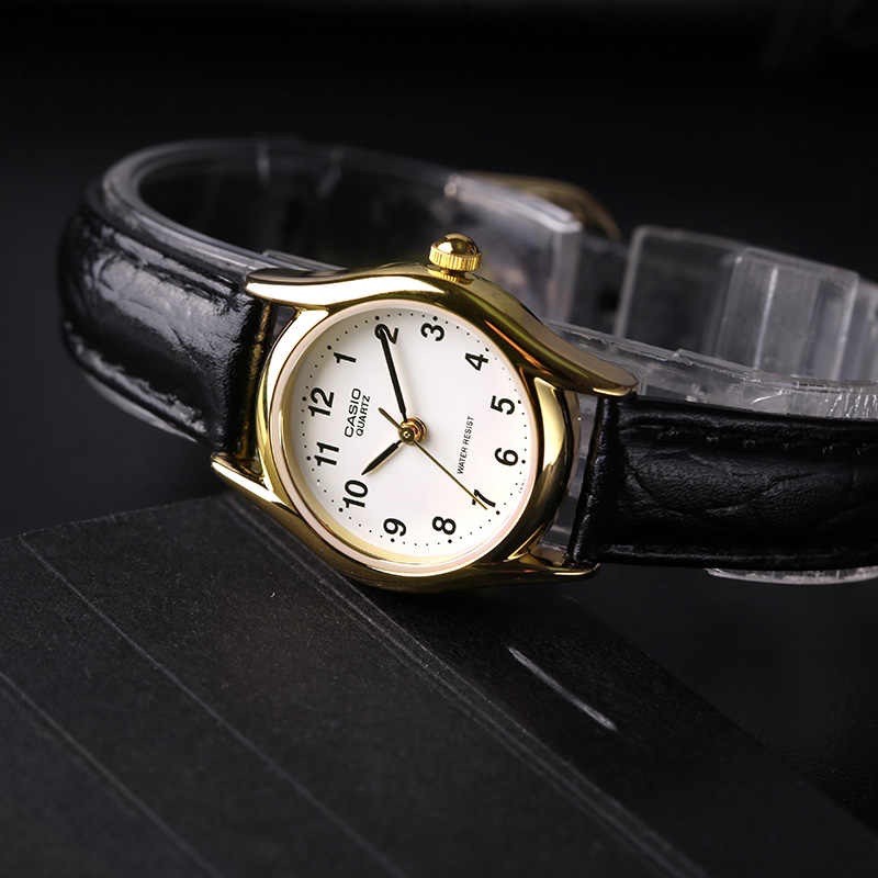 Đồng hồ đôi nam nữ dây da Casio Anh Khuê MTP/LTP 1094Q-7B1