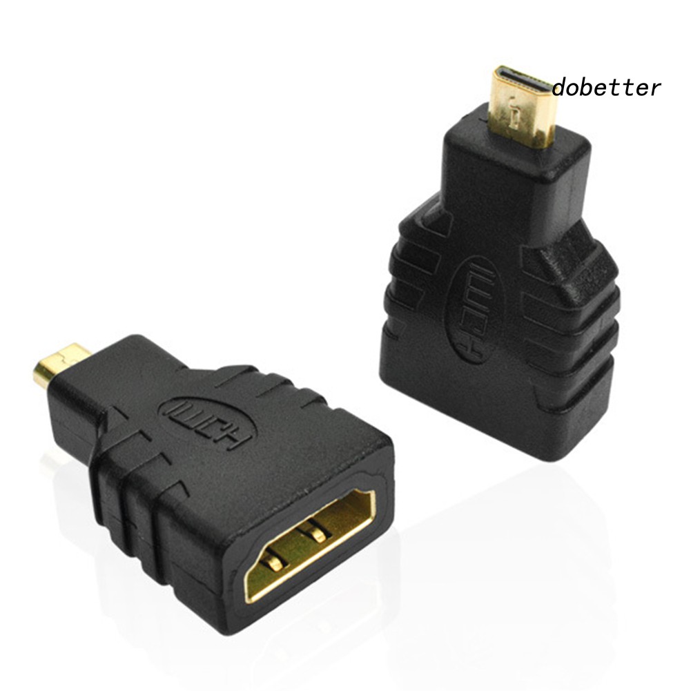 Đầu chuyển đổi mini từ micro HDMI sang HDMI dành cho TV máy tính bảng điện thoại