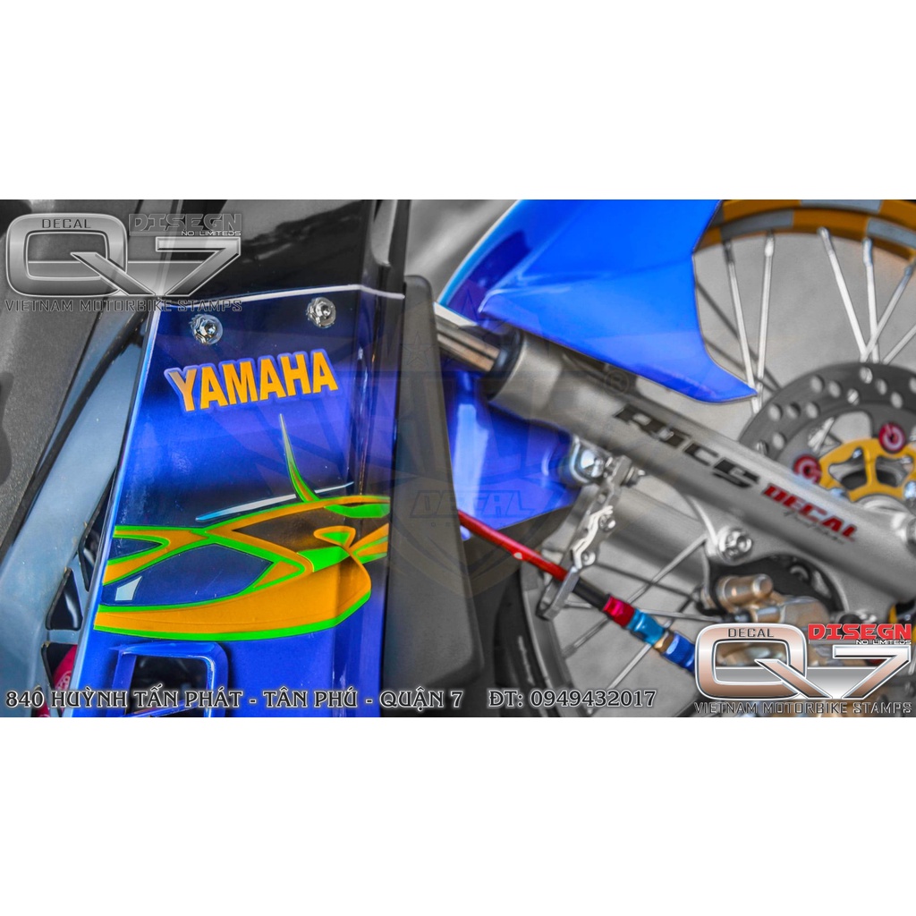 TEM RỜI EXCITER 2010 XANH ĐEN