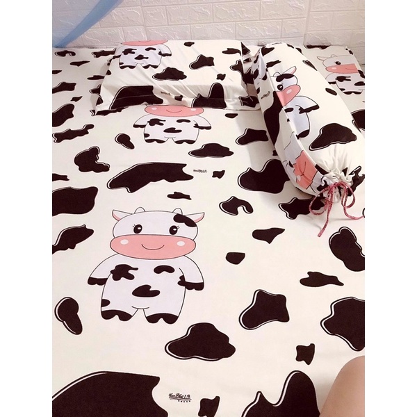 BỘ DRAP THUN HÀN QUỐC BÒ SỮA NHIỀU MÀU, ĐỦ KÍCH THƯỚC | BigBuy360 - bigbuy360.vn