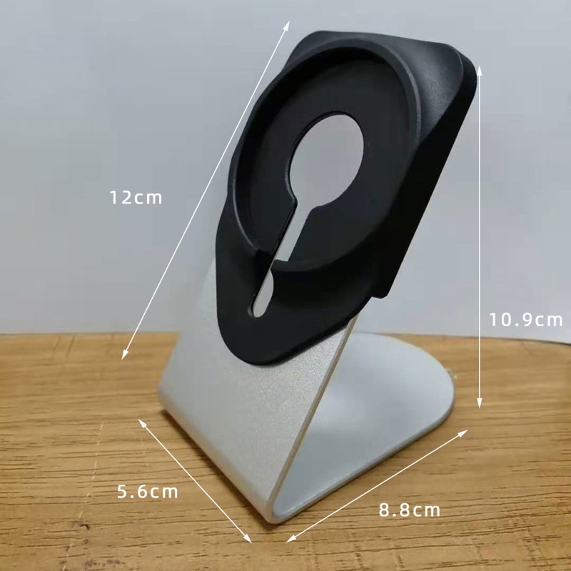 Giá Đỡ Sạc Điện Thoại Không Dây Bằng Nhôm Chống Trượt Cho iPhone 12