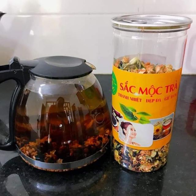 Sắc mộc trà GIẢI ĐỘC THANH NHIỆT ĐẸP DA GIỮ DÁNG mom beauty HỘP 500GRFreeship💥 | BigBuy360 - bigbuy360.vn