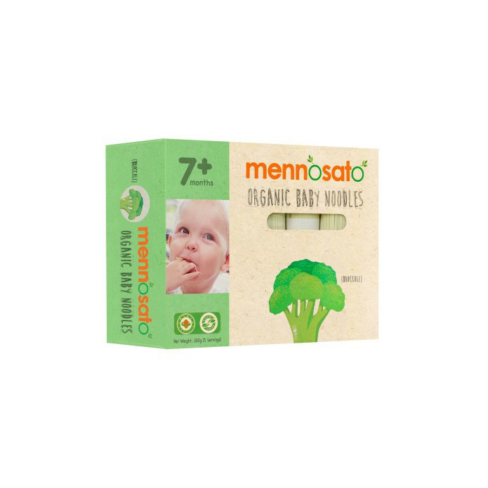 Mì ăn dặm cho bé vị Rau Củ Hữu Cơ MenNoSato Organic Baby Noodles nhập khẩu Malaysia-OL