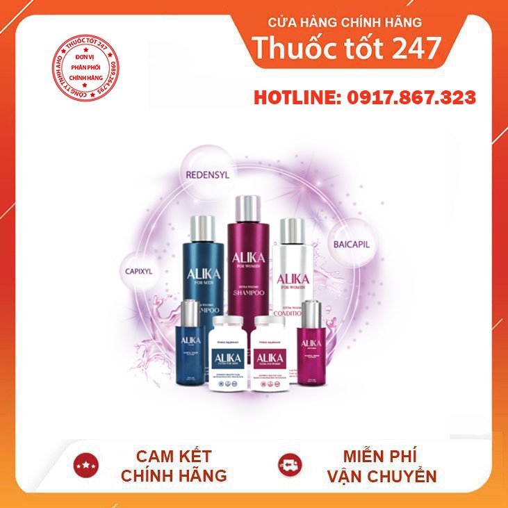 ALIKA FOR WOMEN AND FORMEN [CHÍNH HÃNG] ❤️ ALIKA GIÚP MỌC TÓC VÀ NUÔI DƯỠNG TÓC CHẮC KHOẺ