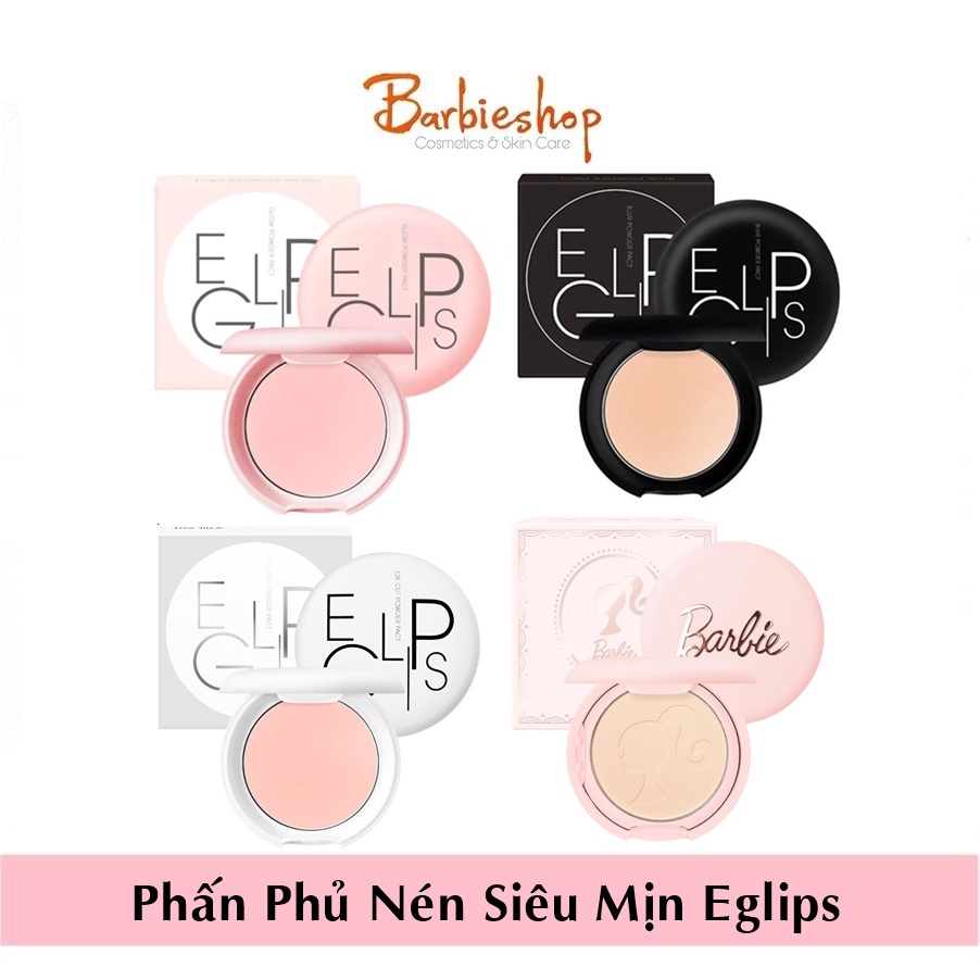 Phấn Phủ Nén Eglips Đủ Màu (Blur + Oil Cut + Glow + Barbie +Air Fit  )