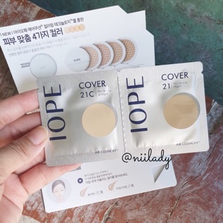 (Set 2 Gói Sample) Phấn nước IOPE Air Cushion Cover
