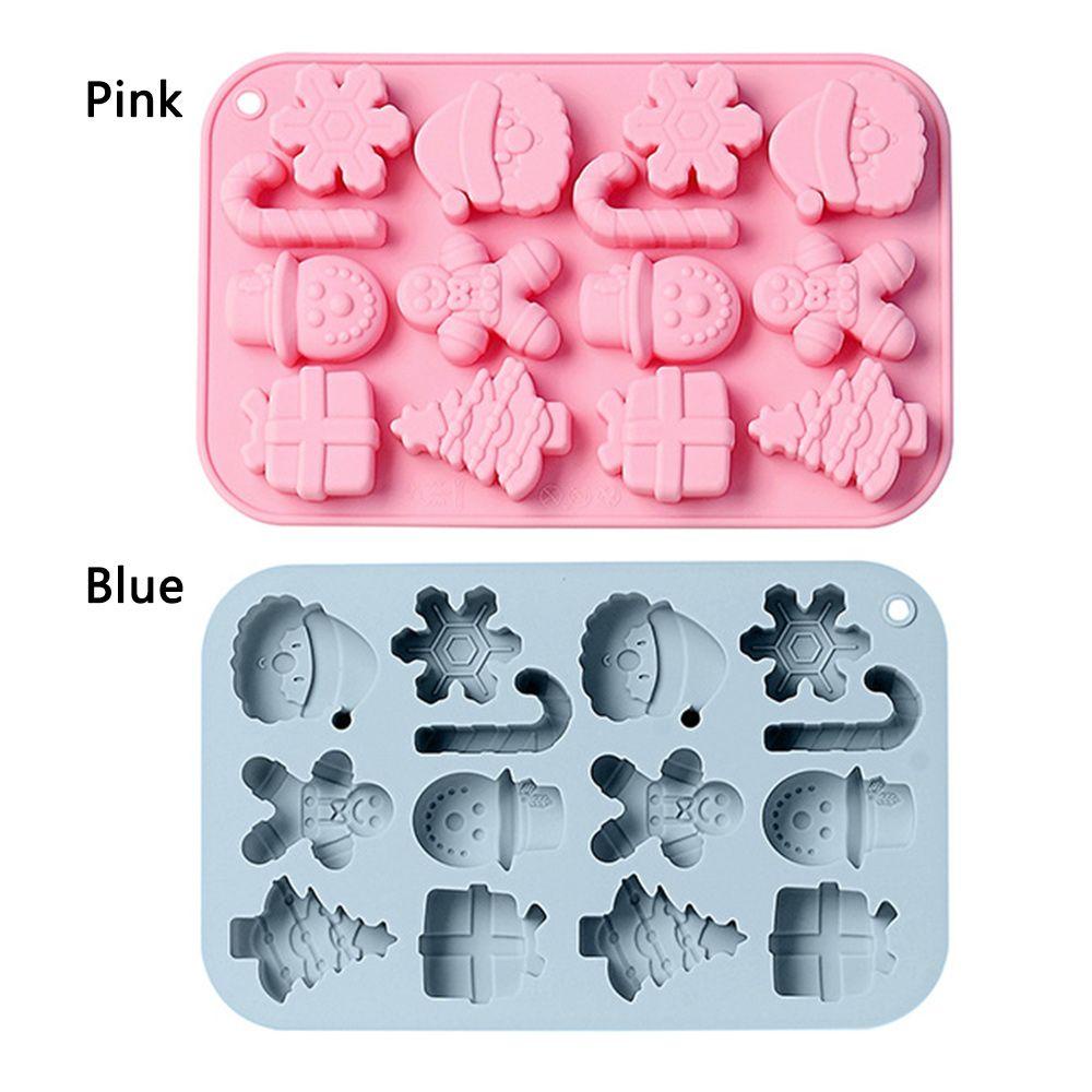 Khuôn Silicone Làm Bánh / Sô Cô La Chủ Đề Giáng Sinh