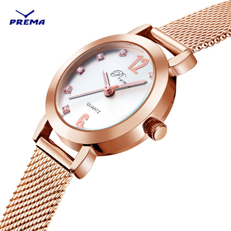 Đồng Hồ Nữ Prema J1098S Japan Mặt số đính đá cao cấp + Tặng kèm Hộp & Pin | BigBuy360 - bigbuy360.vn