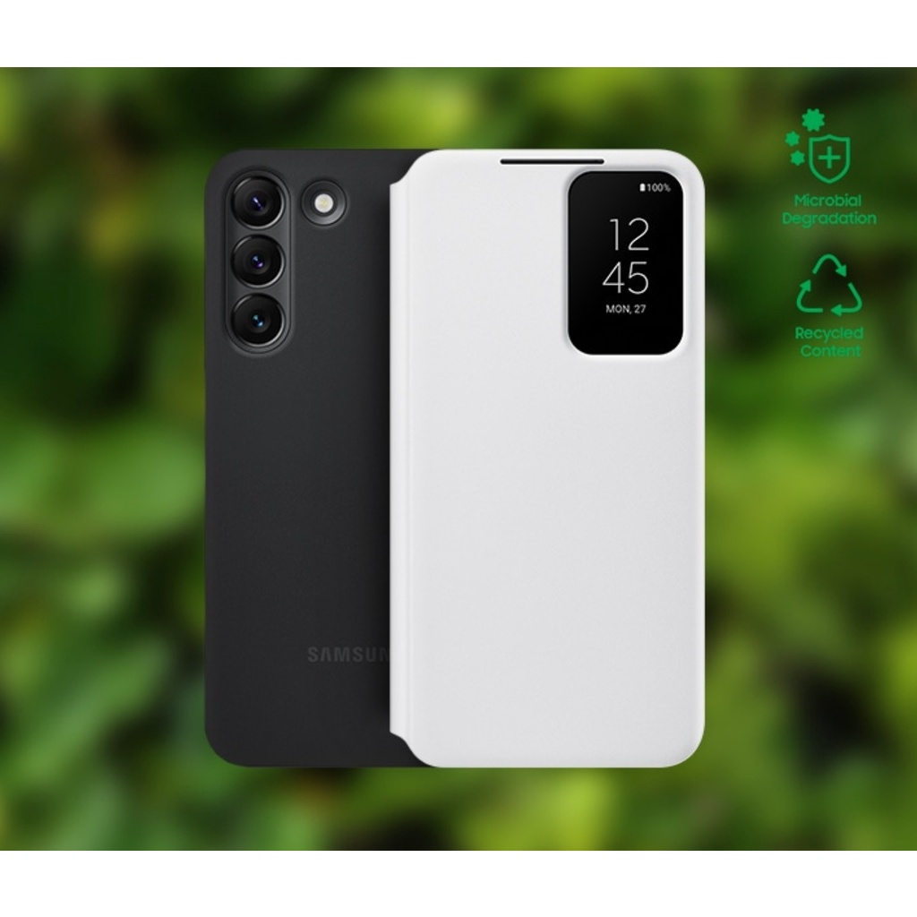 Bao Da Clear View Cover Samsung Galaxy S22 / S22 Plus / S22 Ultra 5G - Hàng Chính Hãng