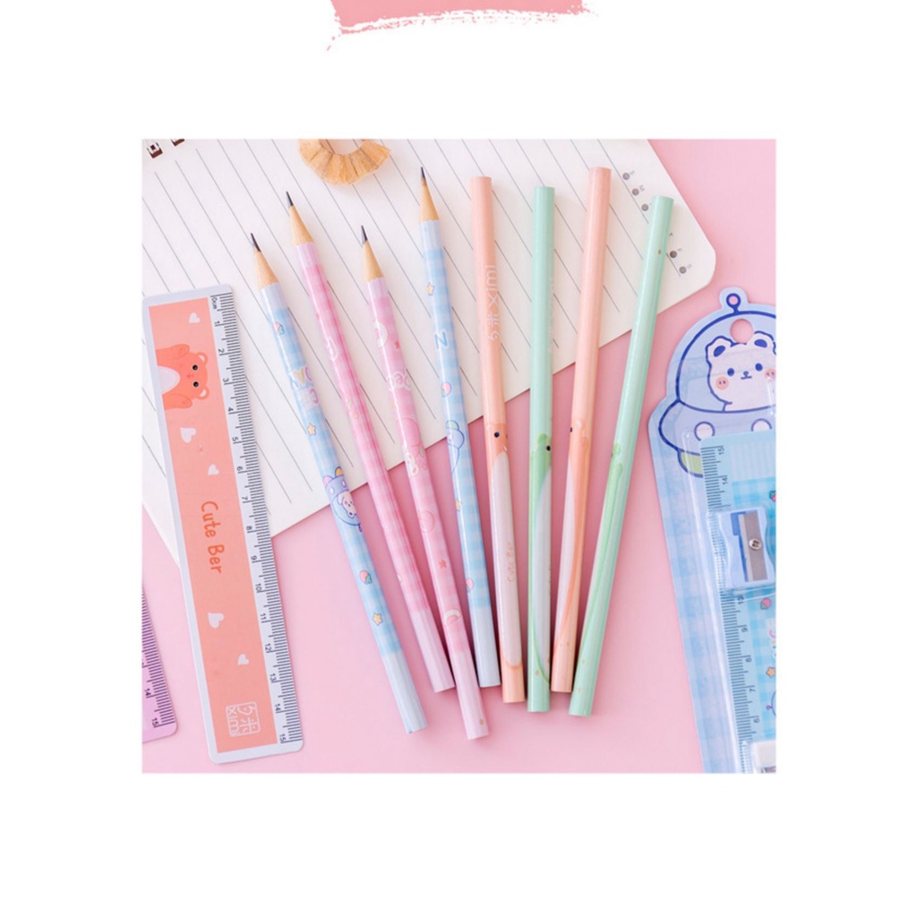 COMBO BÚT CHÌ ĐỒ DÙNG HỌC TẬP 4 MÓN