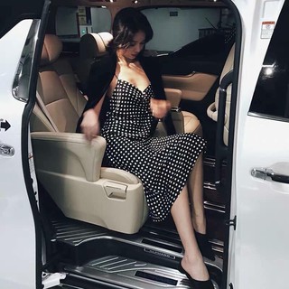 Váy 2 dây chấm bi Zara
