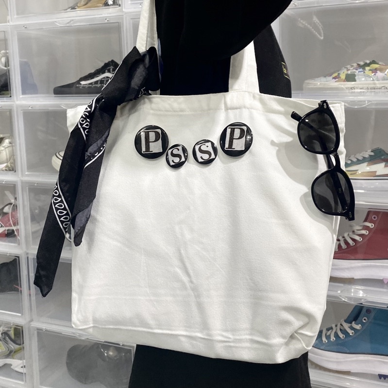 [ Túi TOTE trắng _ TOTEBAG _ PssP.studio ]