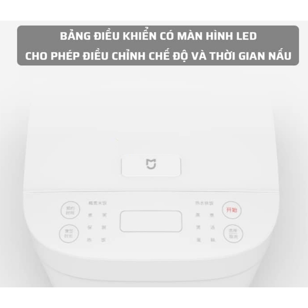 Nồi cơm điện Xiaomi Mijia C1 chính hãng 3L/4L, công nghệ phân phối dòng nhiệt giúp cơm ngon hơn