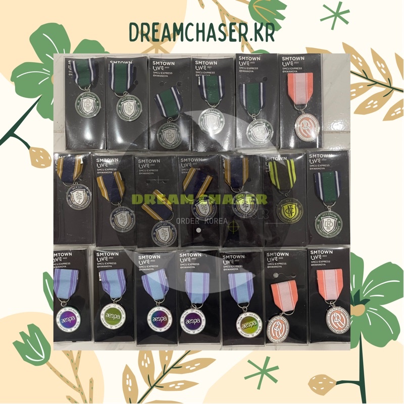 Huân chương Huy hiệu Kwangya - NCT RED VELVET AESPA - SMCU EMBLEM BADGE