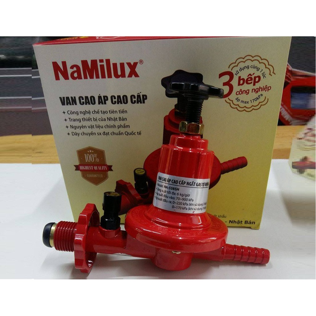 Van dây bếp khè ga công nghiệp Namilux NA-538SH ( tự động ngắt ga )