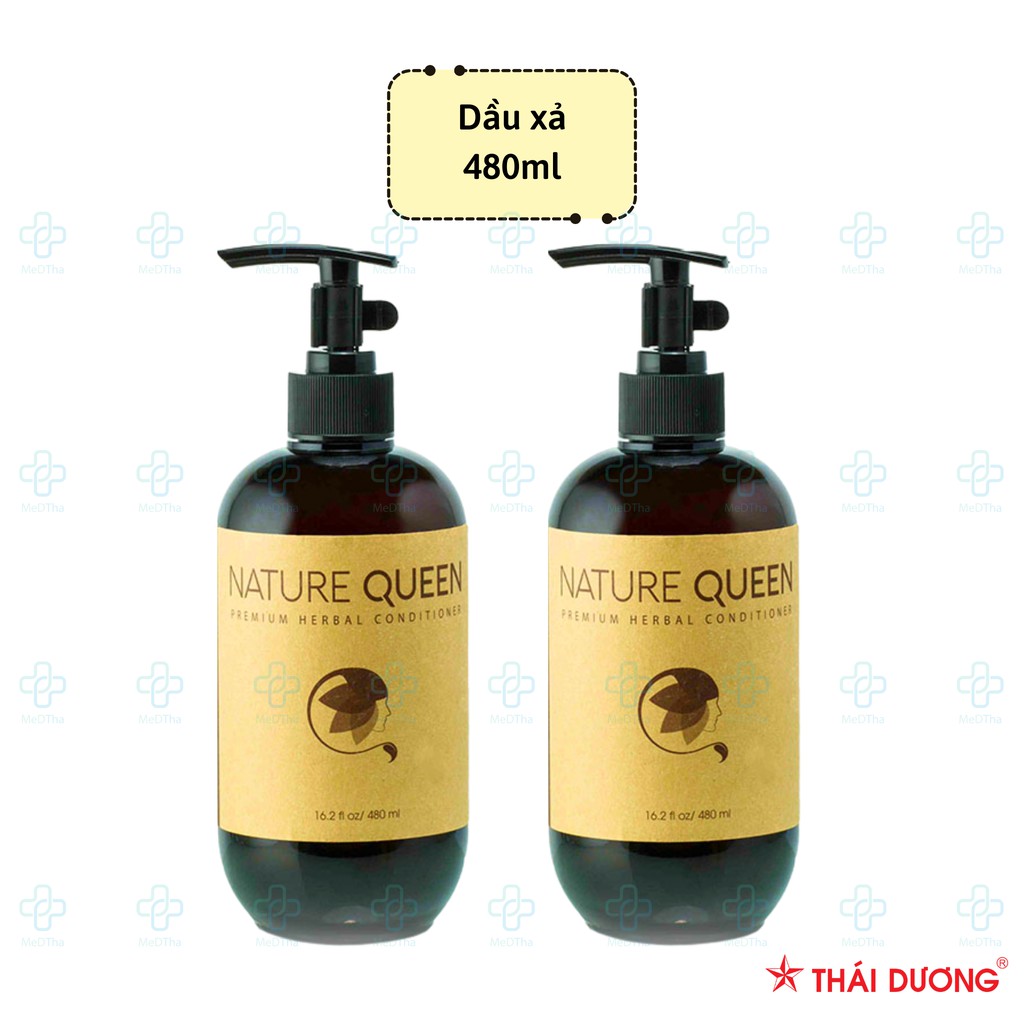 NATURE QUEEN Dầu Gội và Dầu Xả - Kích Mọc Tóc, Giảm Rụng Tóc, Sạch Gàu, Hết Ngứa