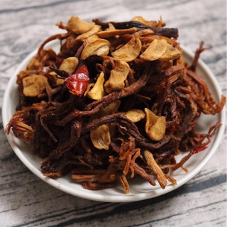 Khô heo cháy tỏi gói 100g