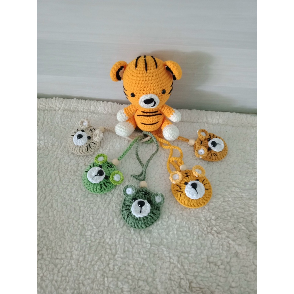 Túi đựng tỏi cho bé trai bé gái handmade loại to đẹp không xù tránh vía hình cute dễ thương ngộ nghĩnh