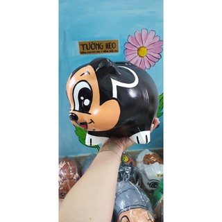Heo đất handmade - chuột mickey