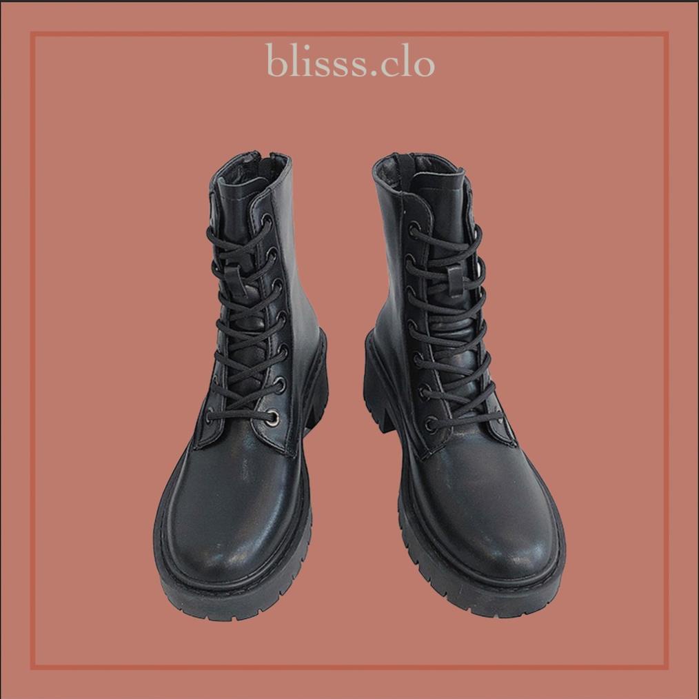 GIÀY BOOTS NỮ DA PU SIÊU ĐẸP- 7 NÚT | GIÀY NỮ ULZZANG STYLE ❤️