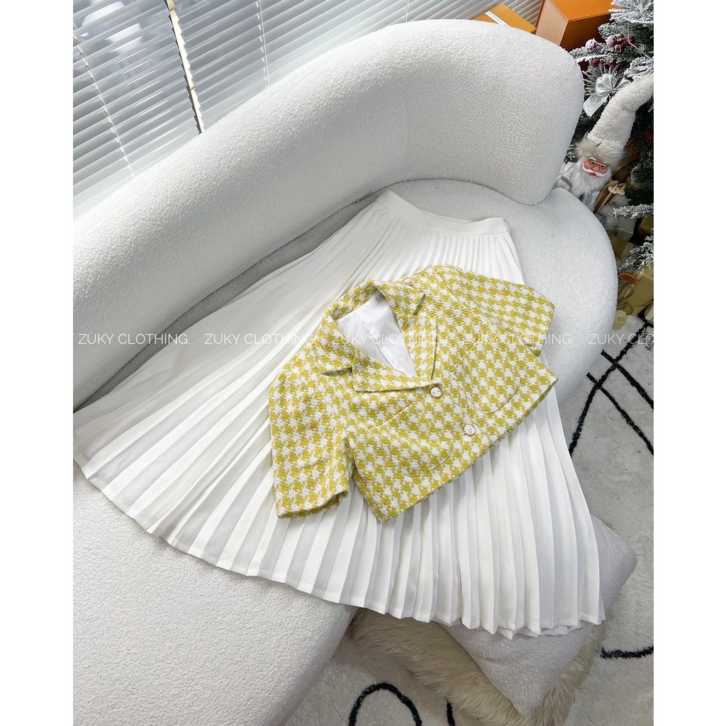 ZUKY ÁO TWEED TAY NGẮN NHIỀU MÀU | BigBuy360 - bigbuy360.vn