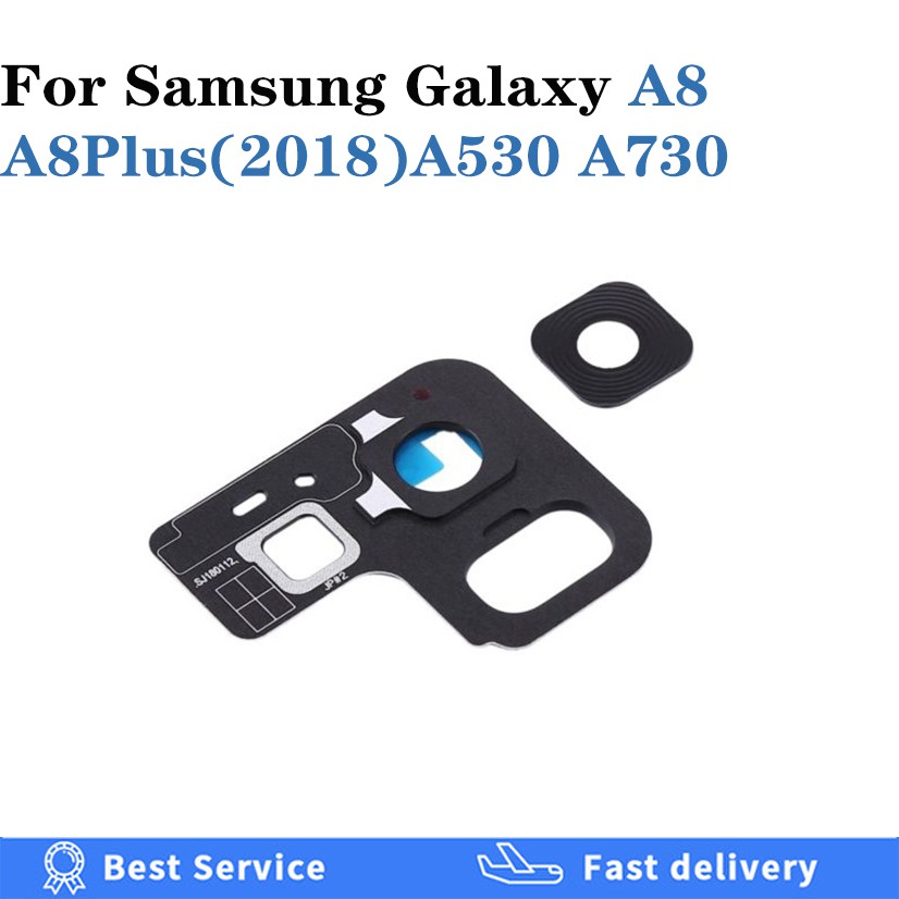 Ốp Điện Thoại Mặt Kính Kèm Khung Bảo Vệ Camera Sau Cho Samsung Galaxy A8 2018 A8 Plus A530 A730