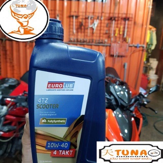 Nhớt euro lub 10w40, nhớt cao cấp Euro lube 10w40 cho xe ga chai 1L