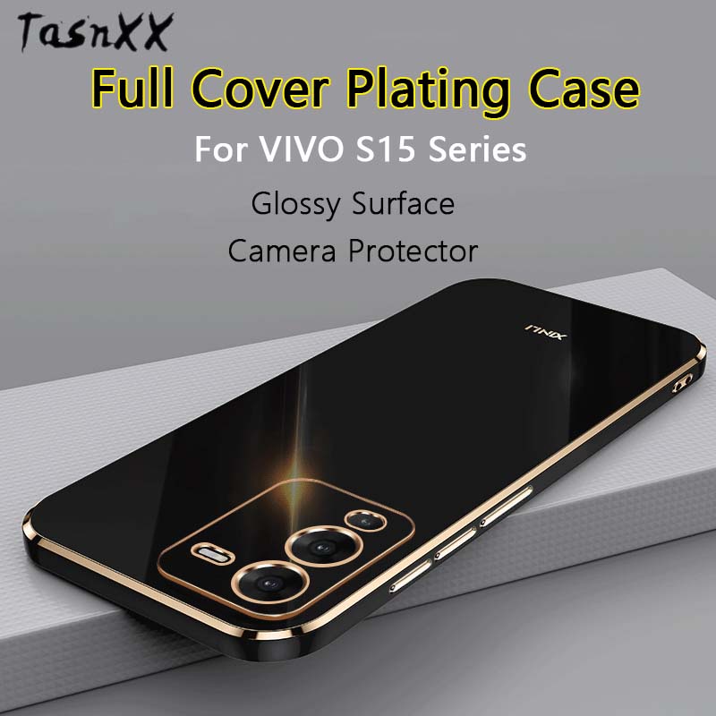 Ốp Điện Thoại TPU Dẻo Siêu Mỏng Bề Mặt Bóng Bảo Vệ Camera Cho VIVO S15 S15E Pro