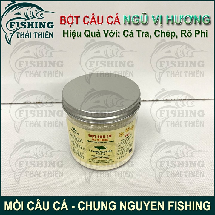 Bột Câu Cá Ngũ Vị Hương Hiệu Quả Với Cá Tra, Chép, Rô Phi Chuyên Dùng Ủ Cơm Thiu, Trộn Cháo Rết, Ủ Bún, Trộn Cám