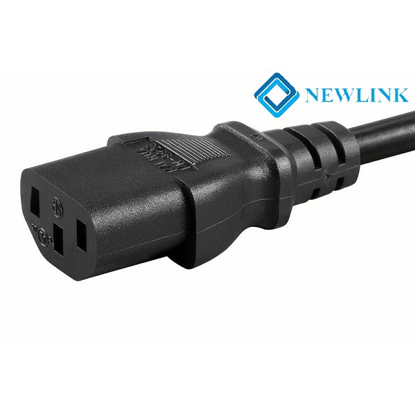 Dây nguồn C13 C14 dài 0.3m, 1m, 1.5m, 1.8m, 2m, 3m tiết diện lõi đồng 3x1.31mm