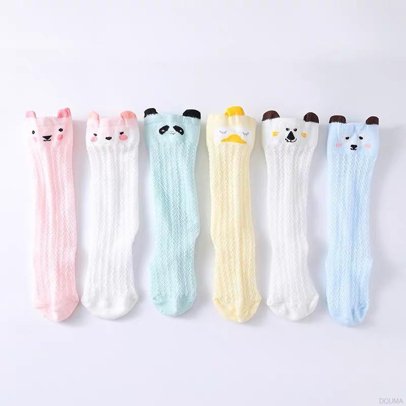 Vớ cotton dài họa tiết hoạt hình dễ thương cho bé