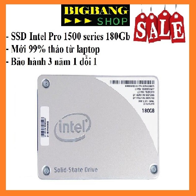 Ổ cứng SSD Intel Pro 180gb 512 tháo máy chạy tốt