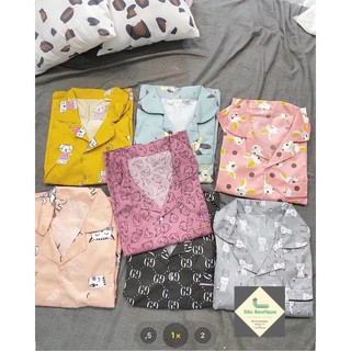 Bộ pijama áo ngắn tay quần đùi freesize dưới 60kg