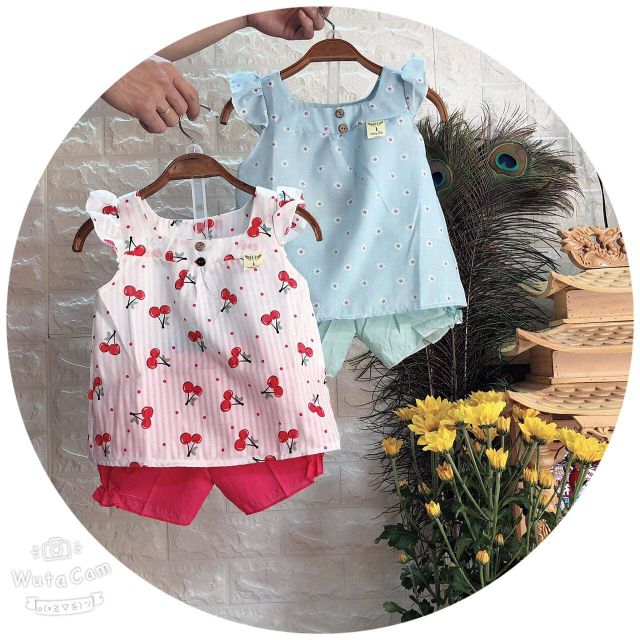 Bộ cánh tiên vải thô mềm cho bé 10-16kg