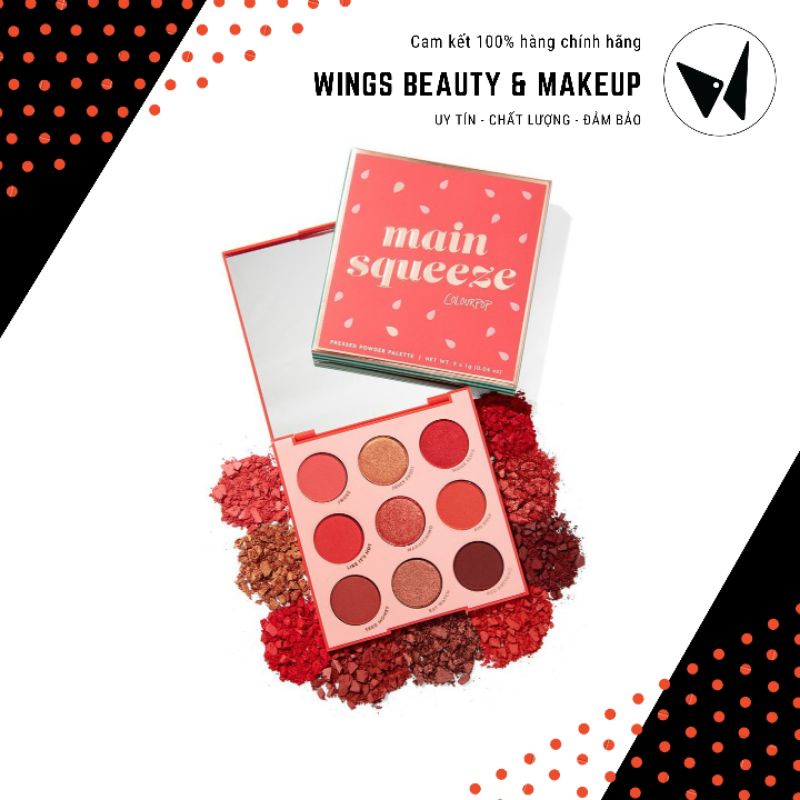 COLOURPOP - Bảng phấn mắt Main Squeeze Pressed Powder Palette