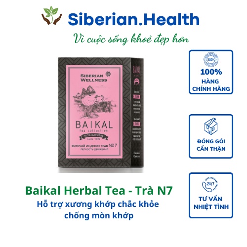 [Trà N7]- Siberian Wellness- Trà thảo mộc giúp giảm đau mỏi xương khớp Baikal tea collection. Herbal tea №7