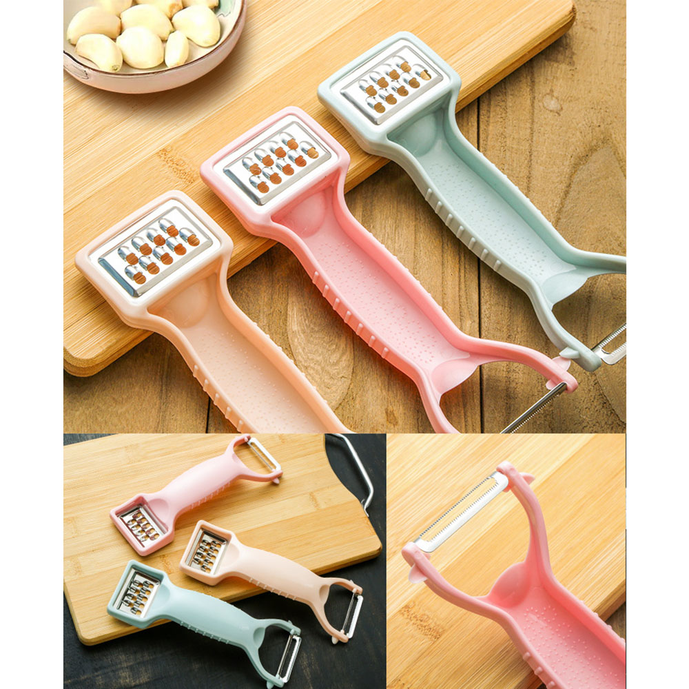 Dụng Cụ Gọt Vỏ Trái Cây 2 Trong 1 Tiện Lợi
