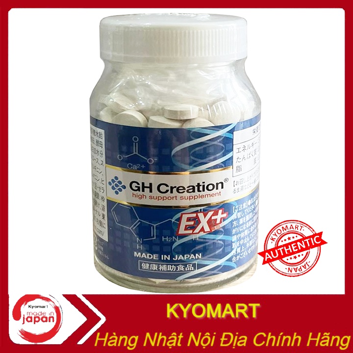 Tăng Chiều Cao GH Creation EX+ 270 viên - Canxi Cá Tuyết Chắc Khoẻ Xương Nhật Bản