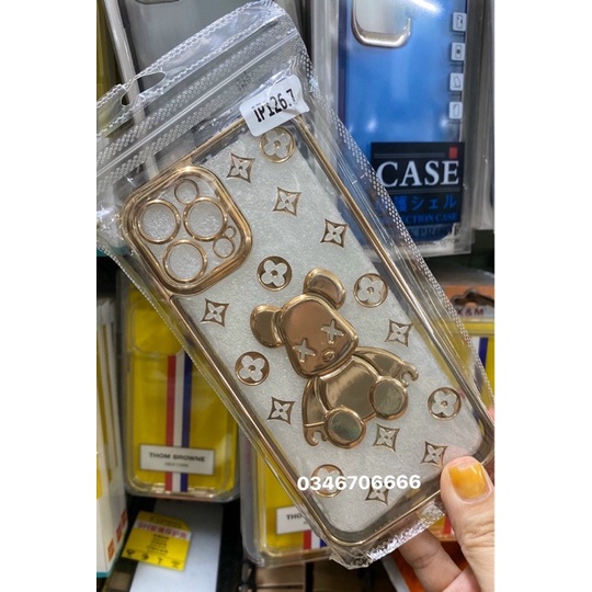 Ốp Silicon LV Gấu Bear Brick Ip11 pro max/12promax 13 pro max