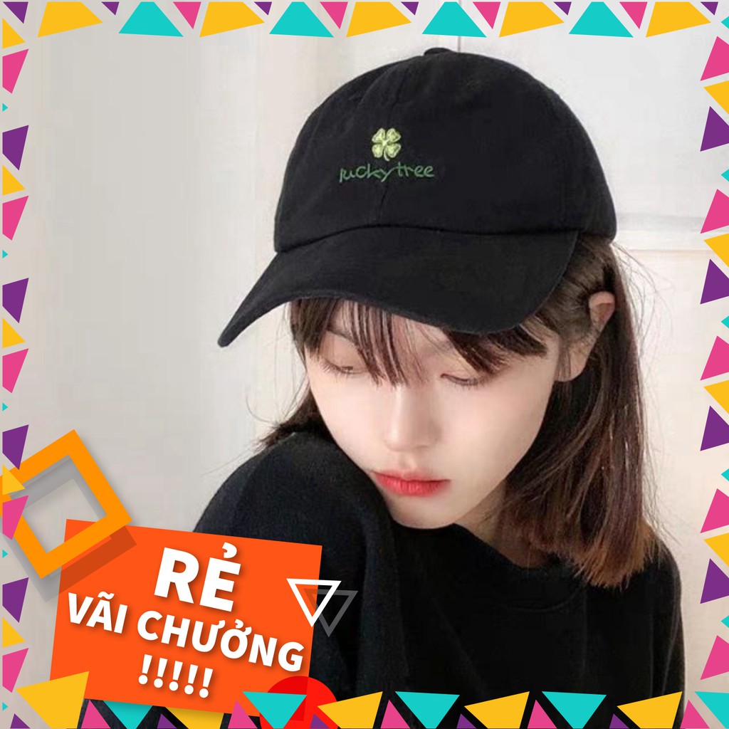 Nón Nữ Cao Cấp Nón Kết Unisex Hình Cỏ May Mắn Shop Ngọc Trinh Đà Nẵng